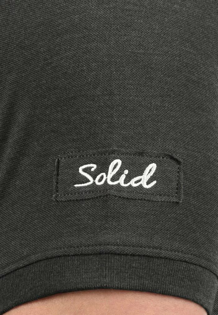 Solid SDTRIPPOLO - Polo - Dark Grey 3 Solid SDTRIPPOLO - Polo - Dark Grey – Image 3