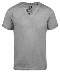 Solid SDTINO - T-shirt Basique - Mid Grey -Élégance Boutique 3c8c712a0f984c5a850578e61faf3b94