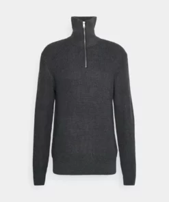 Solid SDPAPARAZZI 21105111 - Pullover - Dark Grey Melange -Élégance Boutique 3d0426d56bda47e384de71ae4fb5ee0c