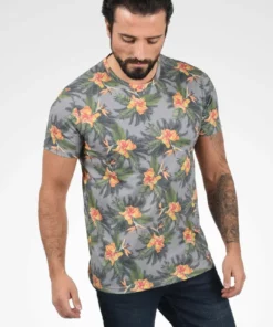 Solid SDFAIK - T-shirt Imprimé - Mid Grey