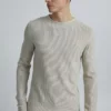Solid SDJARAH - Pullover - Oatmeal Melange