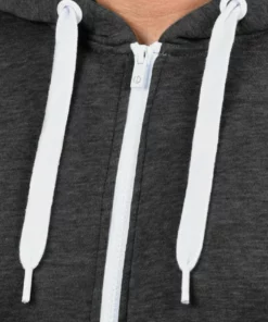 Solid SDOLLI - Sweat à Capuche Zippé - Dark Grey -Élégance Boutique 3df3bd61b01e44f28b4665c3c1843a73