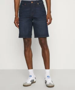 Solid Short En Jean - Dark Blue Denim