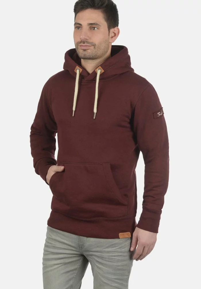 Solid SDTRIPHOOD - Sweat à Capuche - Wine Red 1 Solid SDTRIPHOOD - Sweat à Capuche - Wine Red