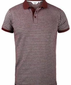 Solid PANTELIS - Polo - Wine Red Melange -Élégance Boutique 43bb95c6c72743ba9d07bcfb97c9a816