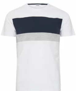 Solid SDSASCHA - T-shirt Imprimé - Weiß/dunkelblau -Élégance Boutique 44874a96fac4491b9480dd5cee0a271f