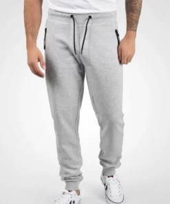 Solid SDGELLO - Pantalon De Survêtement - Light Grey Melange