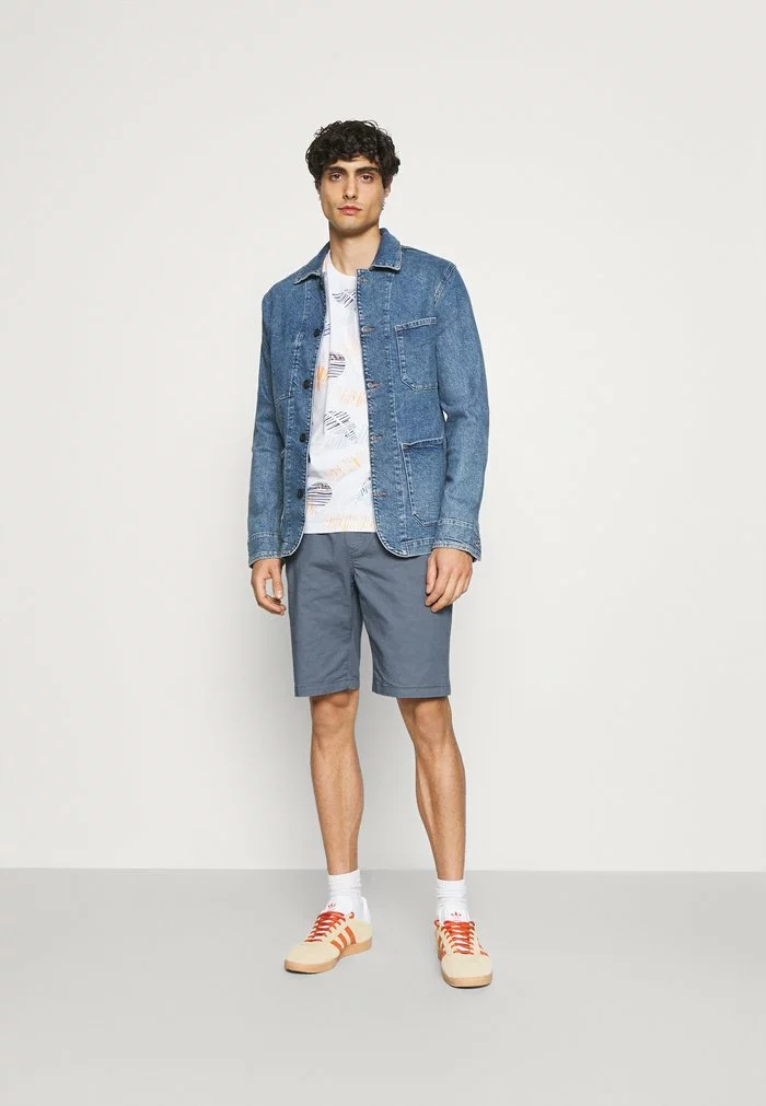 Solid POVL ELASTICATED - Short - China Blue 2 Solid POVL ELASTICATED - Short - China Blue – Image 2