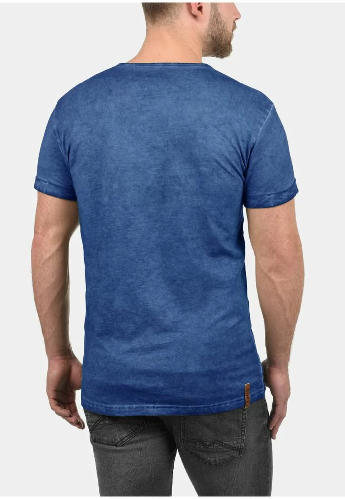Solid SDTIHN - T-shirt Basique - Faded Blue 2 Solid SDTIHN - T-shirt Basique - Faded Blue – Image 2