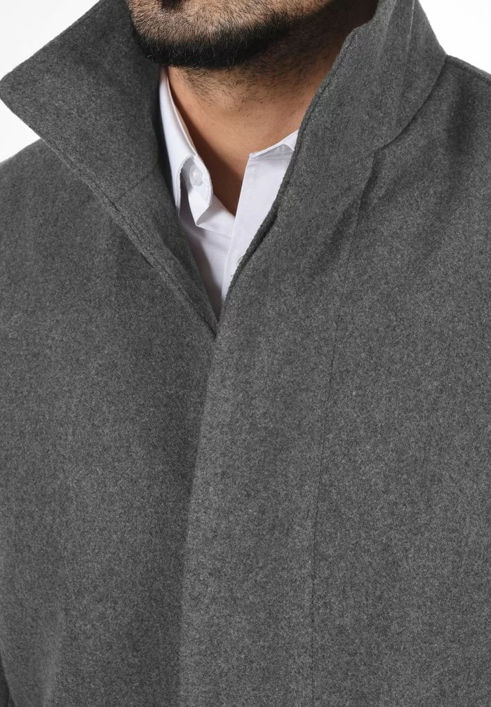 Solid SDJAMPA - Manteau Classique - Grey Melange 4 Solid SDJAMPA - Manteau Classique - Grey Melange – Image 4