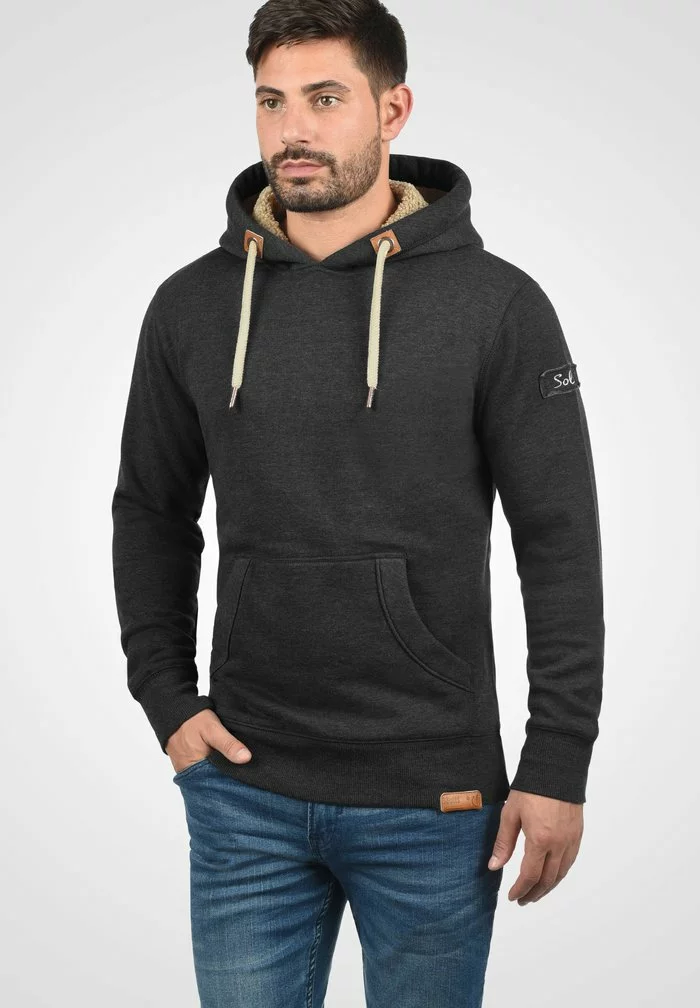 Solid SDTRIPHOOD - Sweat à Capuche - Grey 1 Solid SDTRIPHOOD - Sweat à Capuche - Grey