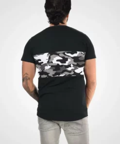 Solid SDCALLUX - T-shirt Imprimé - Black Grey -Élégance Boutique 4764f5211a2d4047b2cd273c88179033