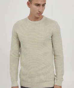 Solid SDNICHOLAS - Pullover - Oatmeal