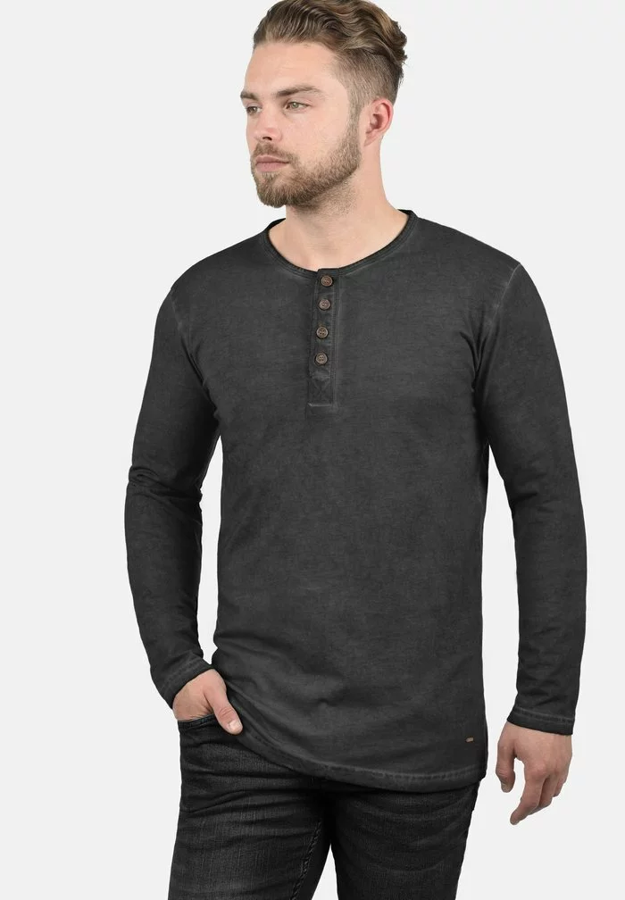 Solid SDTIMUR - T-shirt à Manches Longues - Black 1 Solid SDTIMUR - T-shirt à Manches Longues - Black
