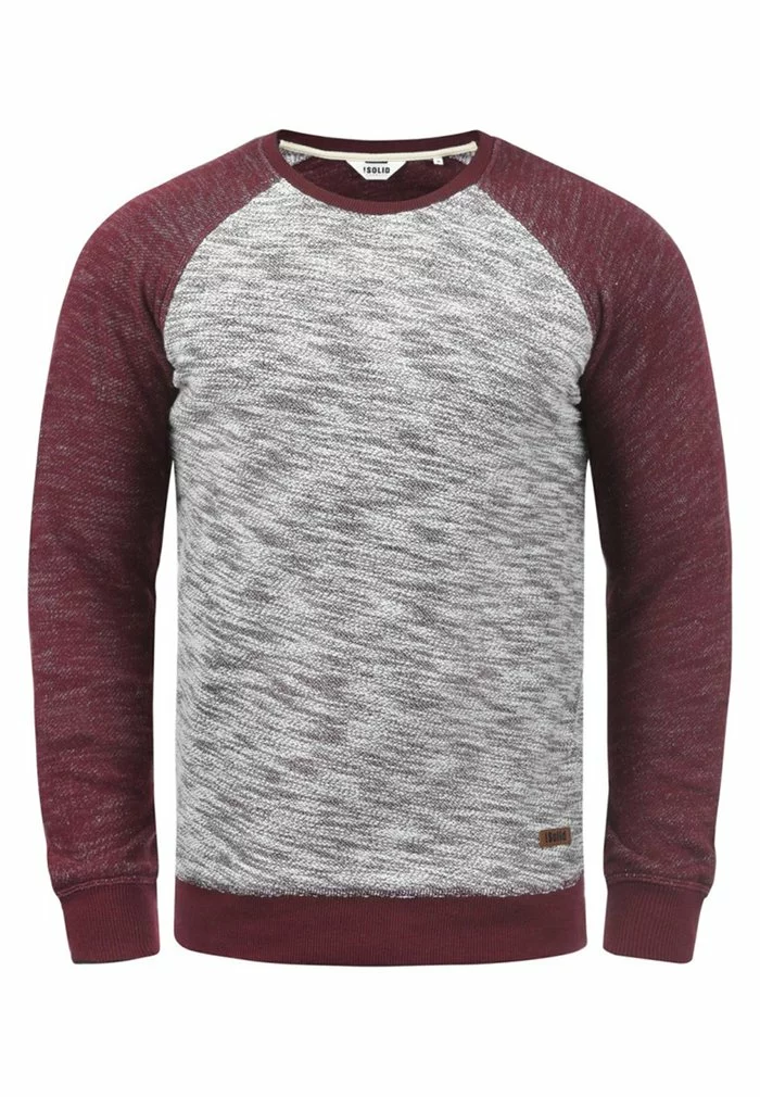 Solid SDFLOCKER - Sweatshirt - Wine Red 5 Solid SDFLOCKER - Sweatshirt - Wine Red – Image 5