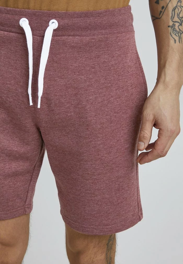 Solid SDOLIVER - Short - Wine Red Melange 4 Solid SDOLIVER - Short - Wine Red Melange – Image 4