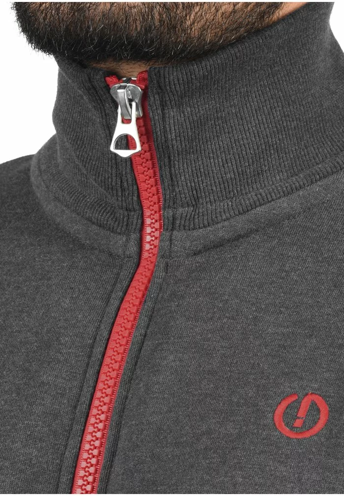 Solid SDBENNTRACK - Sweat à Capuche Zippé - Medium Grey 3 Solid SDBENNTRACK - Sweat à Capuche Zippé - Medium Grey – Image 3