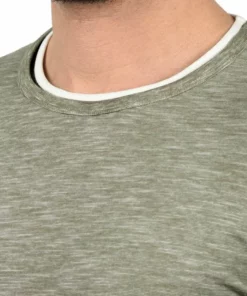 Solid SDRIGOS - T-shirt Basique - Dusty Olive -Élégance Boutique 4cd2ad6ca9fa452584042c841b20a168