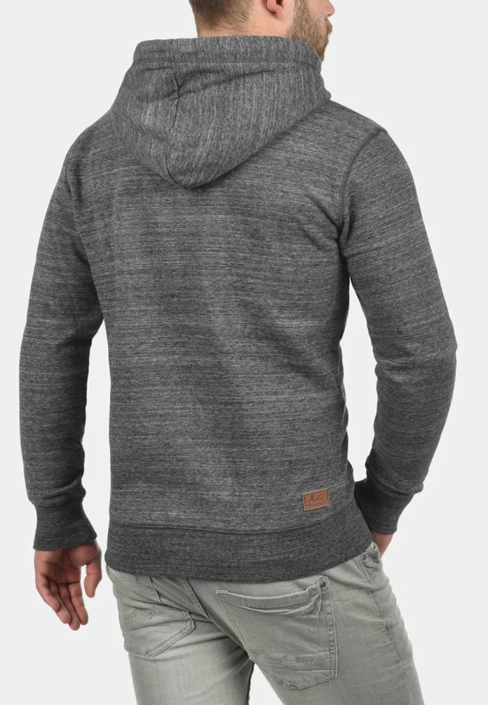 Solid SDKEVIN - Sweat à Capuche - Grey Melange 2 Solid SDKEVIN - Sweat à Capuche - Grey Melange – Image 2