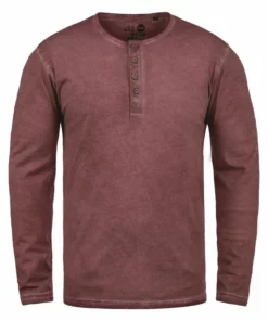Solid SDTIMUR - T-shirt à Manches Longues - Wine Red -Élégance Boutique 4e8475588a674f67afa9bbfccae1ad29
