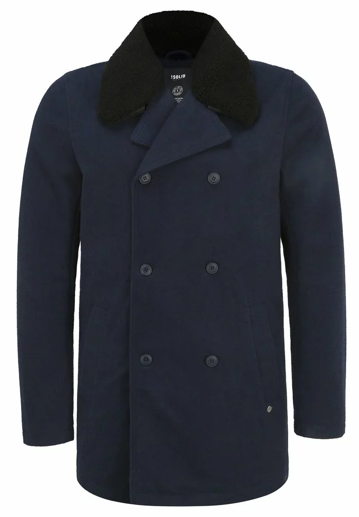 Solid SDPINTO - Manteau Court - Insignia Blue 7 Solid SDPINTO - Manteau Court - Insignia Blue – Image 7