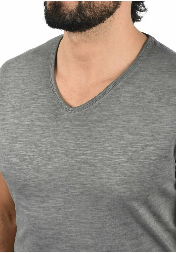 Solid CONLEY - T-shirt Imprimé - Dark Grey 4 Solid CONLEY - T-shirt Imprimé - Dark Grey – Image 4