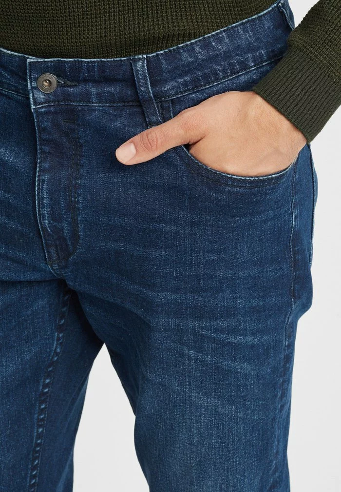 Solid SDFYNN - Jean Droit - Middle Blue Denim 4 Solid SDFYNN - Jean Droit - Middle Blue Denim – Image 4