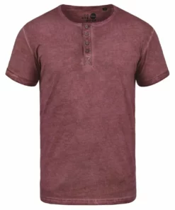 Solid SDTIHN - T-shirt Basique - Wine Red -Élégance Boutique 51474af0ef1b49bba4443b12694806ce