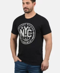 Solid SDYORK - T-shirt Imprimé - Black