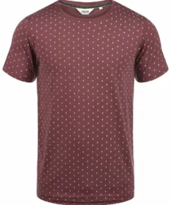 Solid SDAARON - T-shirt Imprimé - Wine Red Melange -Élégance Boutique 51a187b4d4d24f70aeef8db7843e3ba4