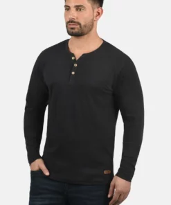 Solid SDVOLKO - T-shirt à Manches Longues - Black