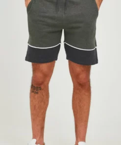 Solid SDDEBBER - Pantalon De Survêtement - Dark Grey Melange