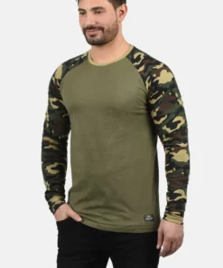 Solid SDCAJUS - T-shirt à Manches Longues - Dusty Olive