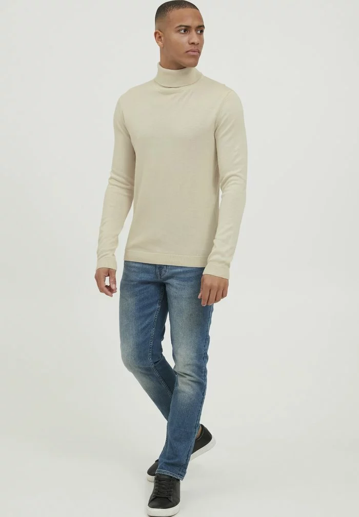 Solid SDKNIT - Pullover - Oatmeal 2 Solid SDKNIT - Pullover - Oatmeal – Image 2