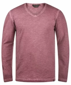 Solid SDCORNELIO - T-shirt à Manches Longues - Wine Red -Élégance Boutique 522bed42f792435baed72e3acd32e99f