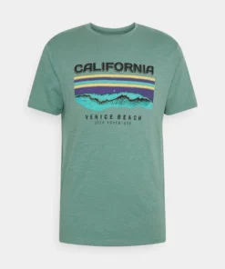 Solid RIDLEY - T-shirt Imprimé - Sagebrush Green -Élégance Boutique 52dc99e3bea2402891edaa610a74faed