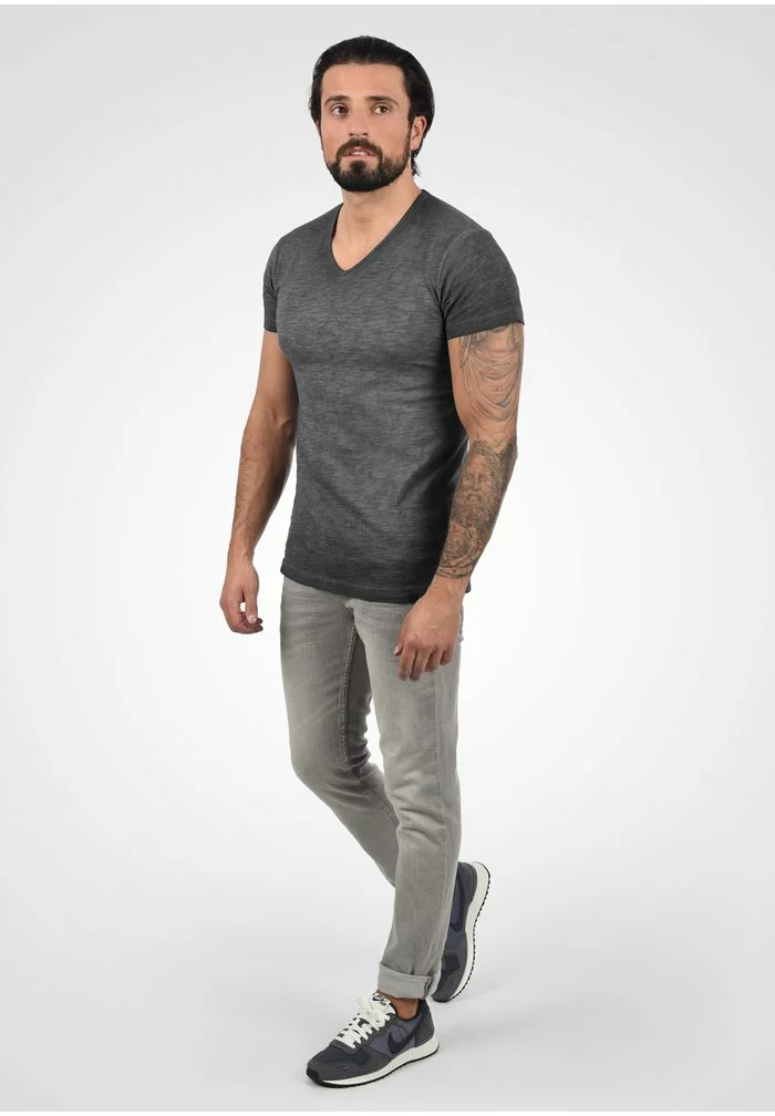 Solid CONLEY - T-shirt Imprimé - Black 2 Solid CONLEY - T-shirt Imprimé - Black – Image 2