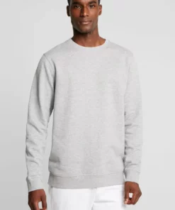 Solid MORGAN CREW - Sweatshirt - Light Grey
