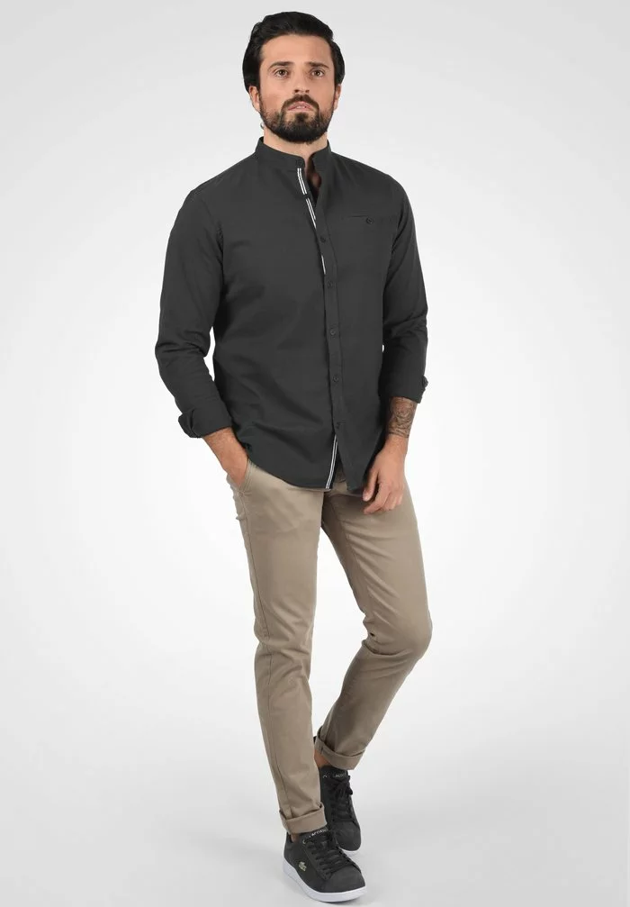 Solid ALLION "SLIM FIT" - Chemise - Forged Iron 2 Solid ALLION "SLIM FIT" - Chemise - Forged Iron – Image 2