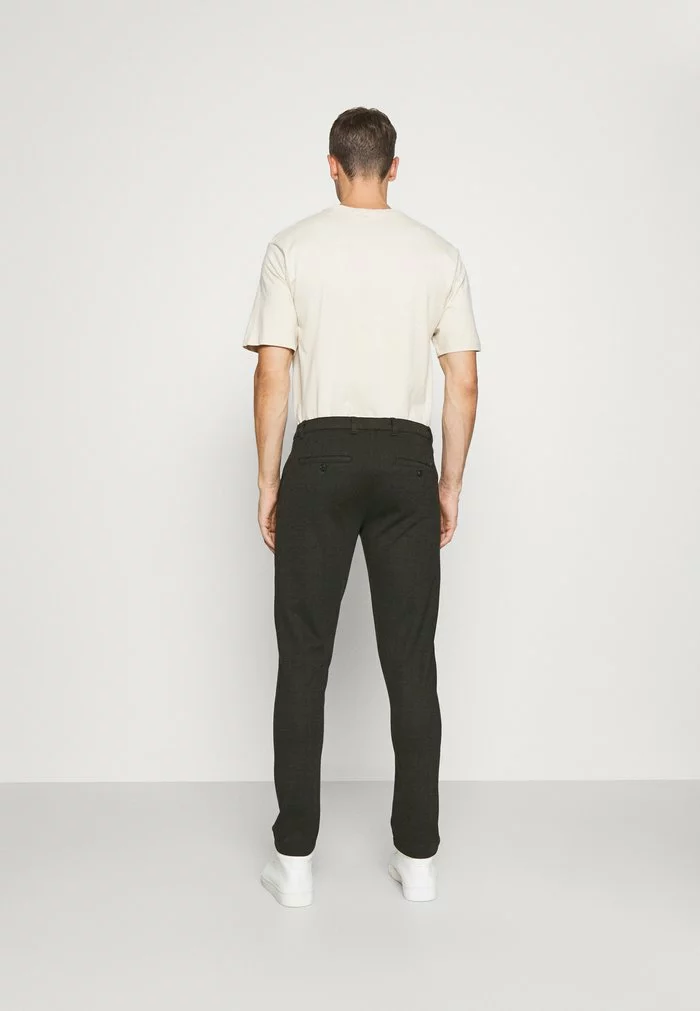 Solid BARRO CHECK PANT - Pantalon Classique - Black Forest 3 Solid BARRO CHECK PANT - Pantalon Classique - Black Forest – Image 3