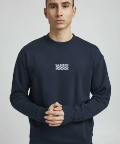 Solid SDRUBIO - Sweatshirt - Insignia Blue