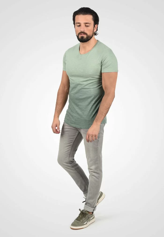 Solid SDDIVINO - T-shirt Basique - Duck Green 2 Solid SDDIVINO - T-shirt Basique - Duck Green – Image 2
