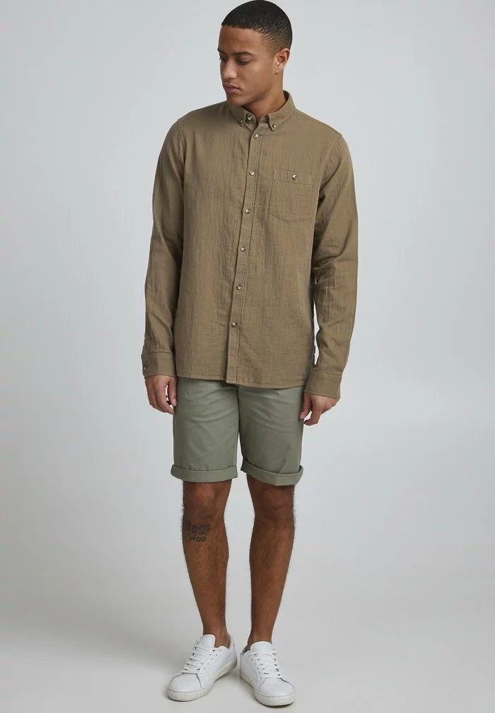 Solid SDAUSTEN - Chemise - Shitake 2 Solid SDAUSTEN - Chemise - Shitake – Image 2