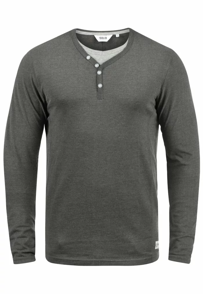 Solid SDDORIANO - T-shirt à Manches Longues - Grey 4 Solid SDDORIANO - T-shirt à Manches Longues - Grey – Image 4