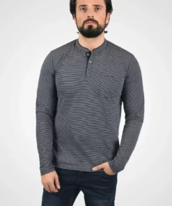 Solid SDALPHIOS - T-shirt à Manches Longues - Insignia Blue Melange