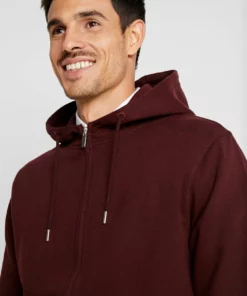 Solid SDSWEAT - Sweat à Capuche Zippé - Wine -Élégance Boutique 5b215ddb880046bda8d54cec545f0f73