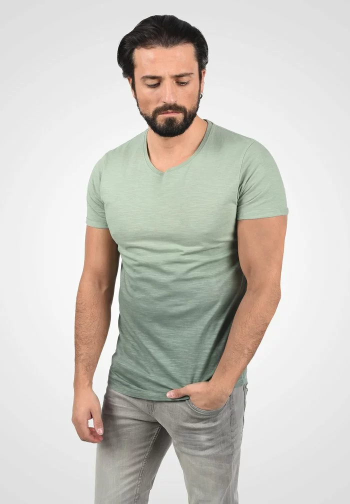Solid SDDIVINO - T-shirt Basique - Duck Green 1 Solid SDDIVINO - T-shirt Basique - Duck Green