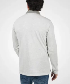 Solid SDPANTOS - Polo - Light Grey Melange -Élégance Boutique 5ca13b3d1e1e428a962266c55c1f7b10