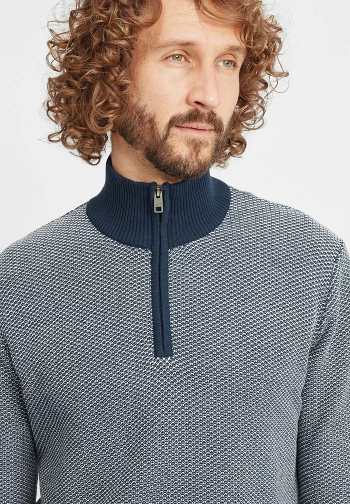 Solid SDDUNCAN - Pullover - Insignia Blue 4 Solid SDDUNCAN - Pullover - Insignia Blue – Image 4