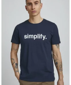 Solid SDAMADEUS SS1 - T-shirt Imprimé - Insignia Blue